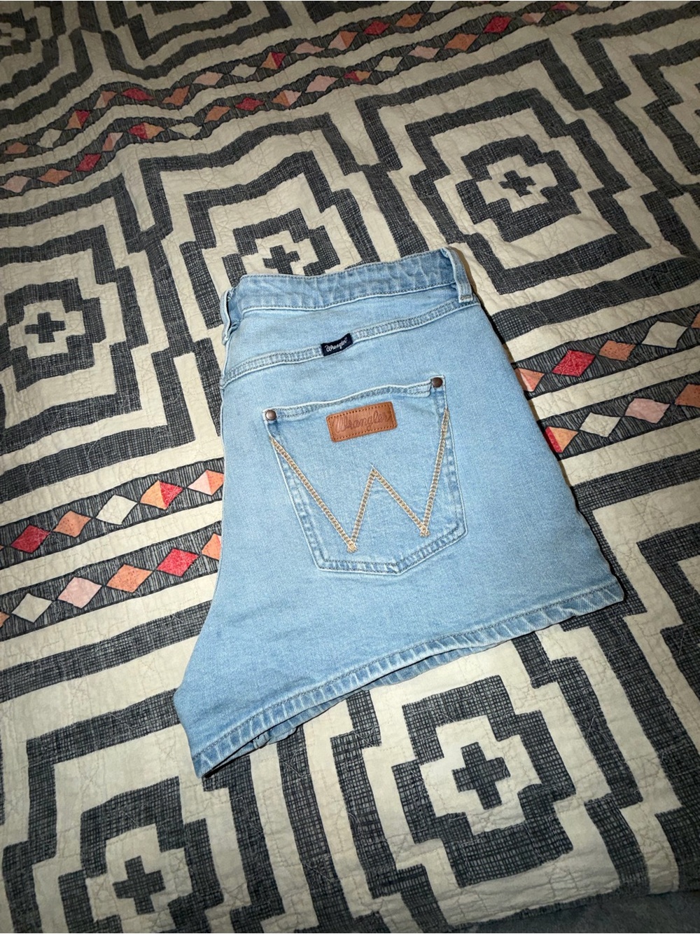 Wrangler Light Blue Shorts